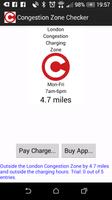 London Congestion Zone Checker โปสเตอร์