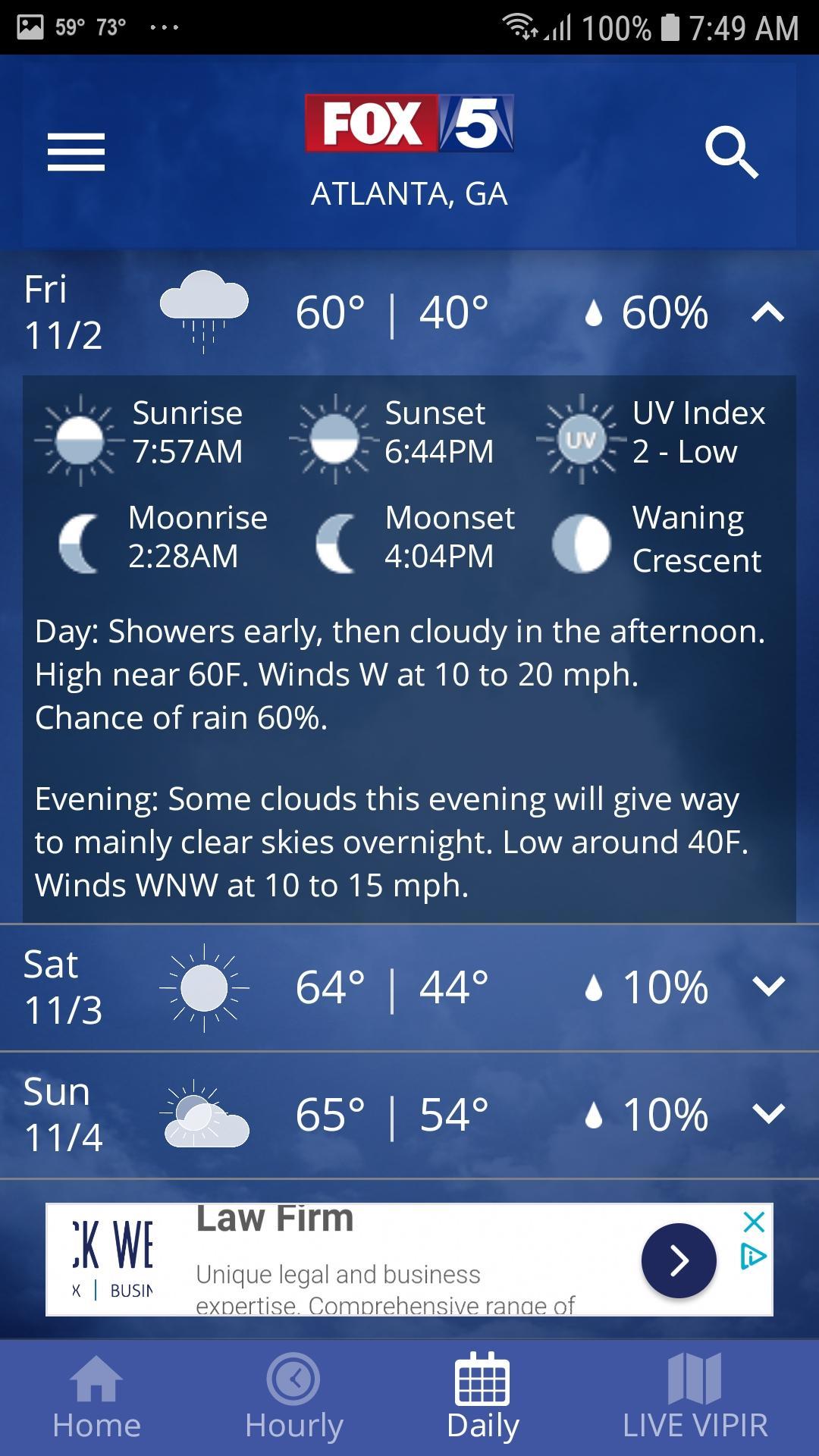 FOX 5 Atlanta: Storm Team Weather For Android - APK Download