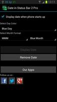 Date Status Bar 2 Pro اسکرین شاٹ 1