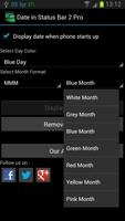 Date Status Bar 2 Pro اسکرین شاٹ 2