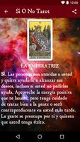 Sí o no hay tarjeta del tarot Poster