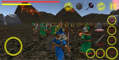 Gondor Battle: RPG Combat Game Plakat