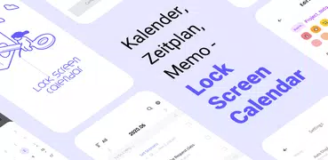LockScreen Calendar - Zeitplan