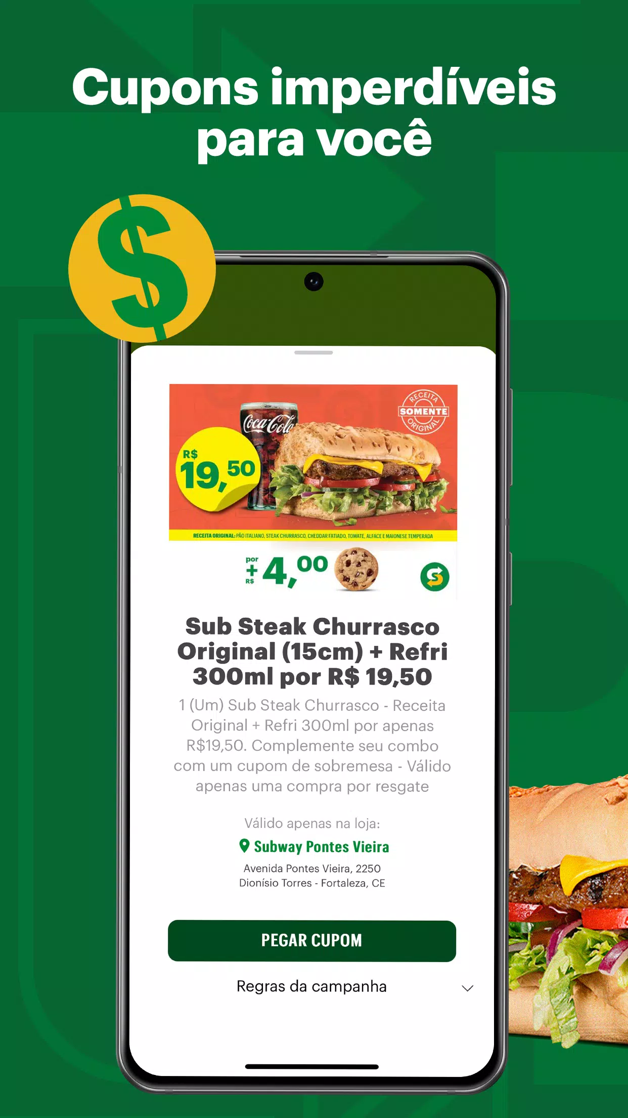 App Subway Brasil - Subway Brasil