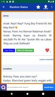 Tagalog Status Quotes Jokes capture d'écran 1