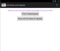 US States and Capitals ảnh chụp màn hình 3
