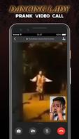 Dancing Lady Scary Video Call পোস্টার