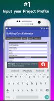 Estimateur des coûts de construction capture d'écran 1