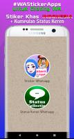 Sticker Indonesia untuk Whatsapp + Status Keren WA پوسٹر
