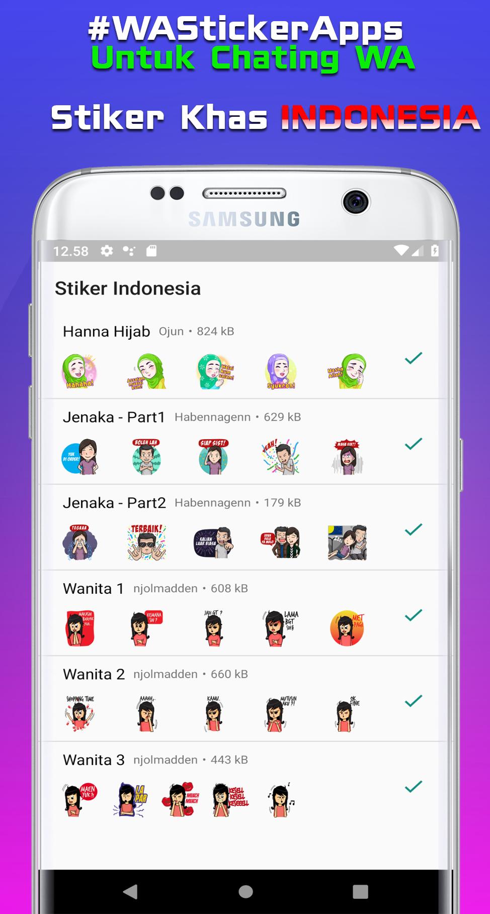 Sticker Indonesia Untuk Whatsapp Status Keren Wa For Android