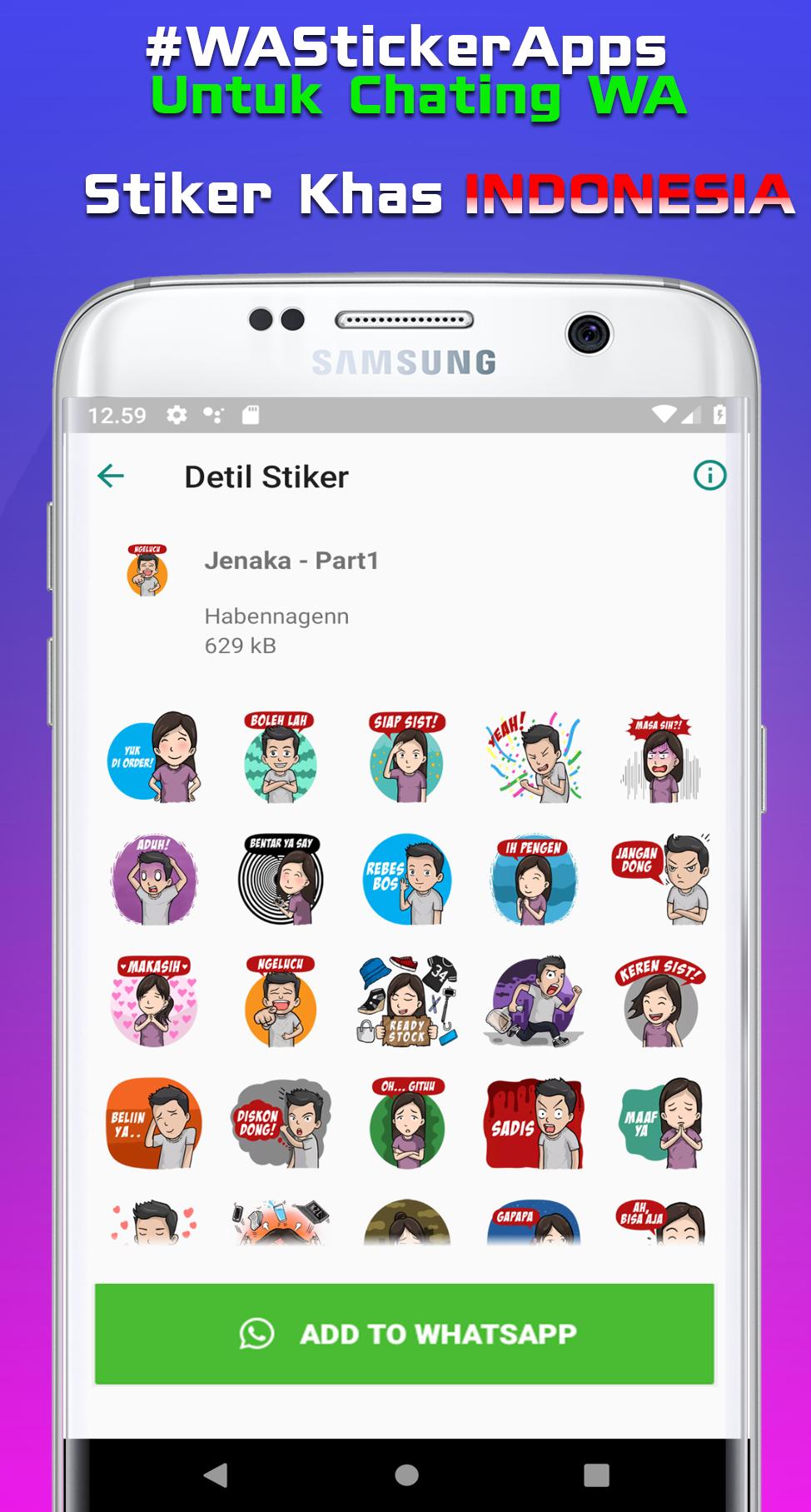 Sticker Indonesia Untuk Whatsapp Status Keren Wa For Android