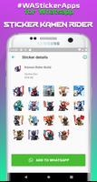 Sticker Henshin Masked Rider for Whatsapp تصوير الشاشة 3