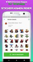 Sticker Henshin Masked Rider for Whatsapp تصوير الشاشة 1