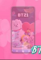 BT21 and BTS Wallpaper Kpop 4k Art 截图 1