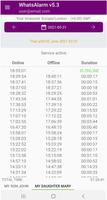 WaStats - WhatsApp Tracker اسکرین شاٹ 1