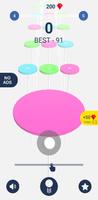 color Splashy ball پوسٹر