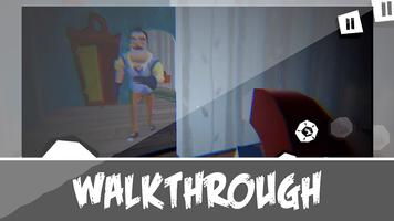 Poster Walkthrough Neighbor Game- Hello alpha Family Tips