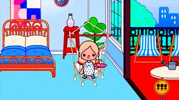 TOCA boca Life World town Tips الملصق