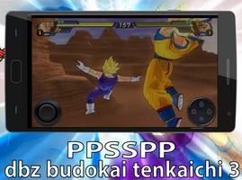 PPSSPP Dragonballz Budokai 3 tenkaichi Trick Affiche