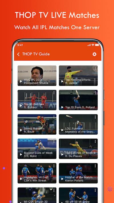 Thop TV- ThopTV Live Cricket, Thop TV Movies Guide screenshot 1