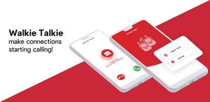 Walkie talkie, PTT Calling App poster