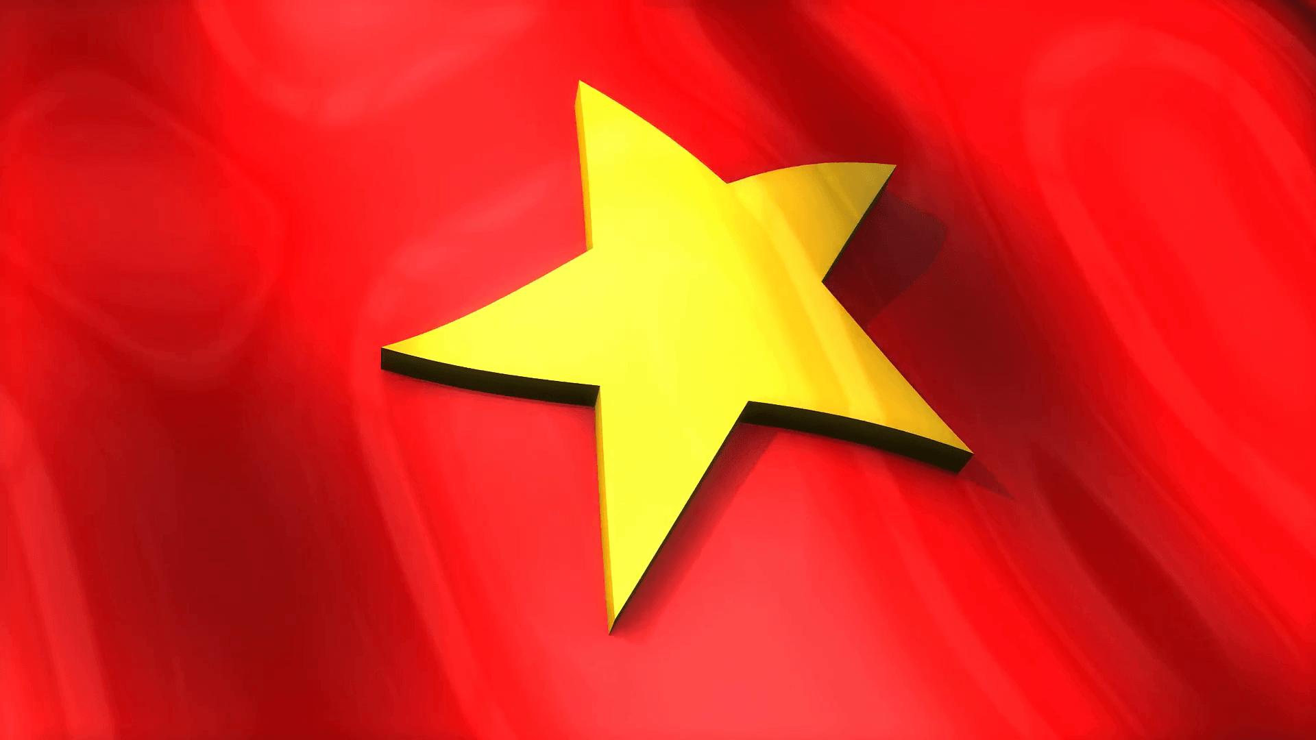 как выглядит флаг вьетнама