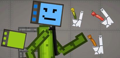 TVMan Skibidi Toilet Melon Mod poster