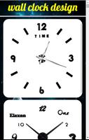 Wall Clock Design Affiche