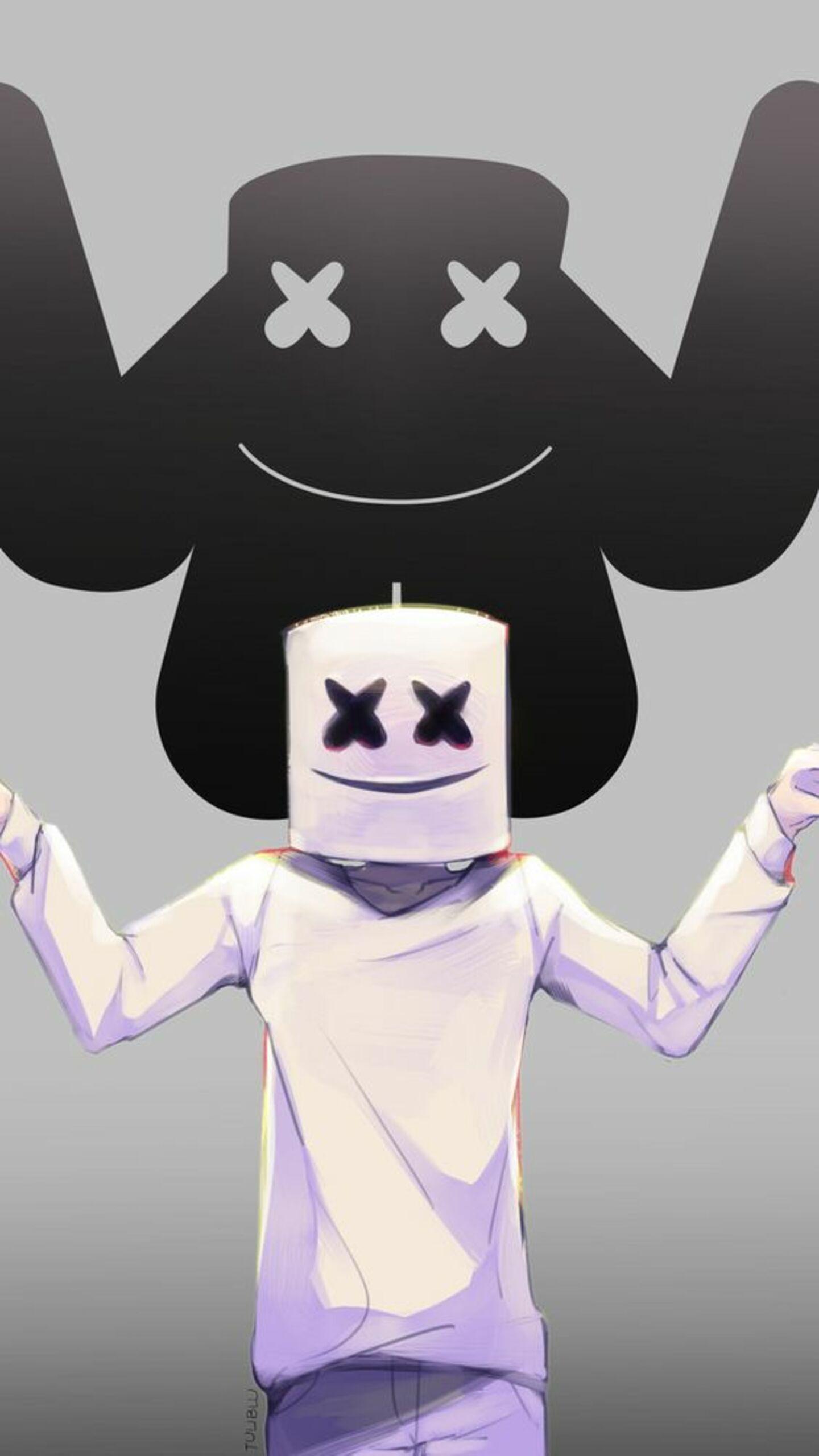 Marshmello Anime Girl