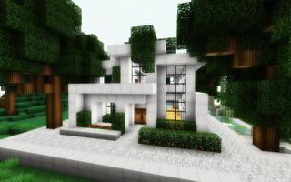 125 Maison moderne pour Minecraft Affiche