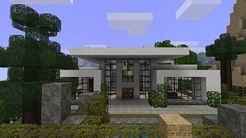 125 Casa moderna para Minecraft imagem de tela 2
