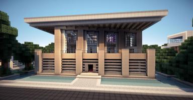 Minecraft için 125 Modern Ev Ekran Görüntüsü 3