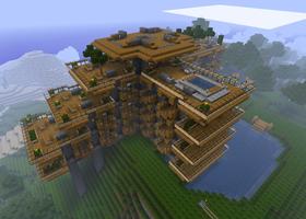 Erstaunliche Minecraft-Häuser Plakat