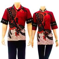 Design Work Clothes Batik Men & Women ポスター
