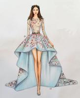 Drawing Beautiful Dress captura de pantalla 2