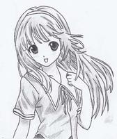 Drawing Cute Anime Girls स्क्रीनशॉट 2