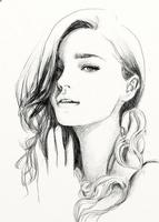 125 Drawing Sketching Girl gönderen