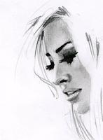 125 Drawing Sketching Girl Ekran Görüntüsü 1