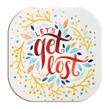 125 Floral Typography Design simgesi