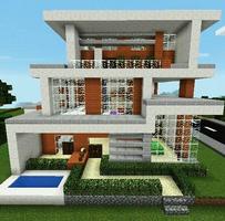 350 House for Minecraft Build Idea پوسٹر
