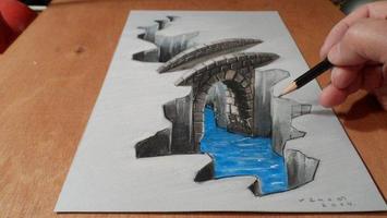 Learn to DIY 3D Drawing โปสเตอร์