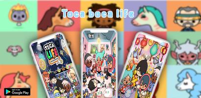 TOCA BOCA LIFE Wallpaper: world of Toca boca পোস্টার