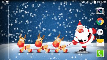 Cute Christmas Live Wallpaper تصوير الشاشة 3