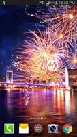 Фейерверк Live Wallpaper постер