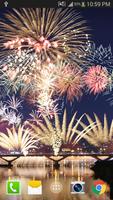 برنامه‌نما Fireworks Live Wallpaper عکس از صفحه