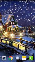 Neige Night Live Wallpaper HD capture d'écran 3