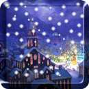 浪漫冬季雪夜景動態桌布 APK