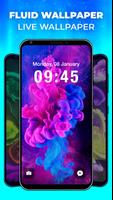 Live Wallpaper: Magic Fluid اسکرین شاٹ 1