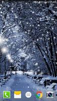 Winter Snow Live Wallpaper captura de pantalla 2