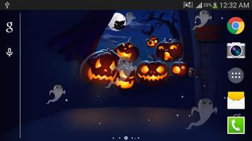 Halloween Live Wallpaper Ekran Görüntüsü 1